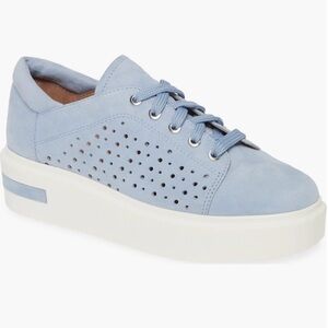 Paolo Línea Light Blue Perforated Platform Sneakers size 8 women’s